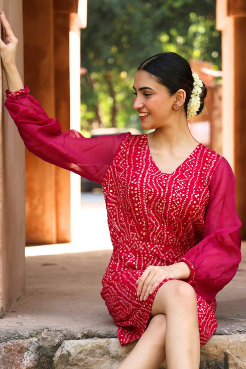 Nyraa Bandhani Dress
