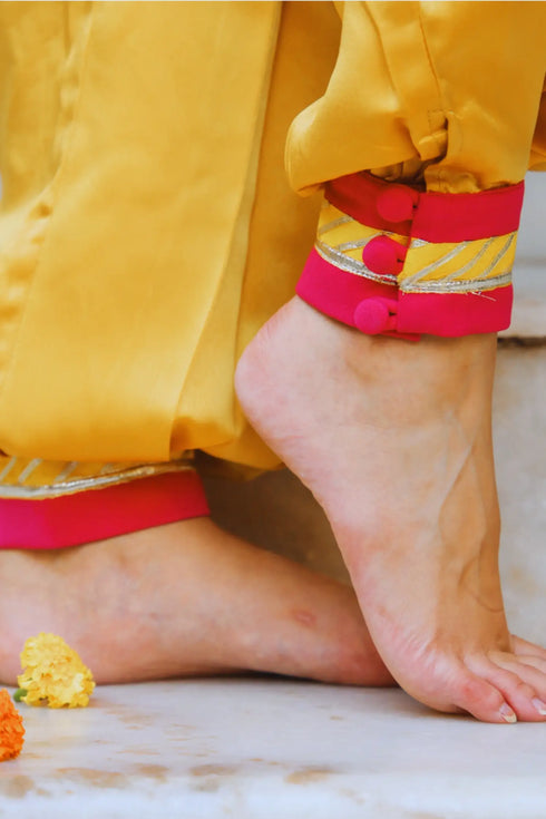 Leo Chikankari Peplum & Dhoti Set 8