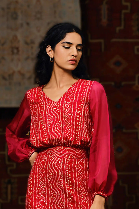 Nyraa Bandhani Dress