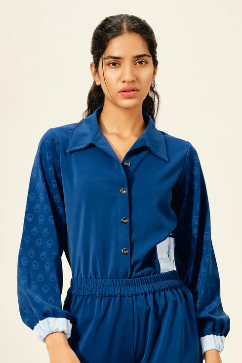 Purple Pitara Zoe Shirt & Jogger Pants Set