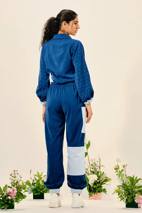 Purple Pitara Zoe Shirt & Jogger Pants Set