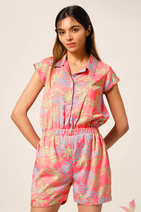 Purple pitara mimi romper