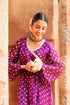 Tarika Purple Bandhani Kurta Set 1
